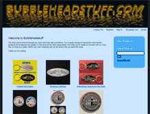 Tablet Screenshot of bubbleheadstuff.com